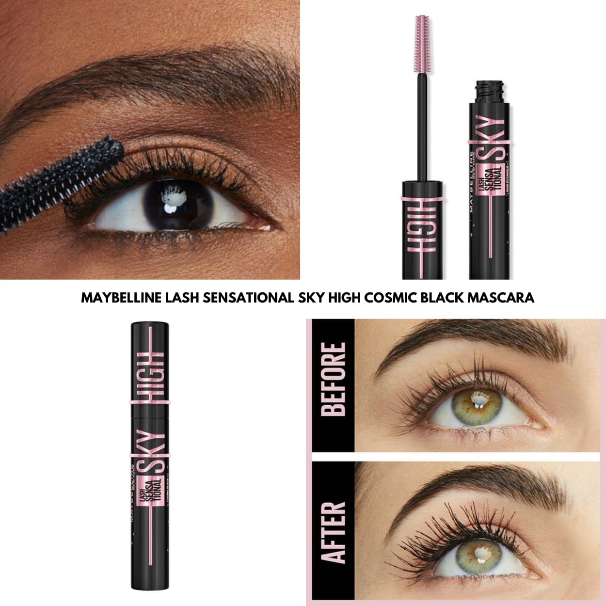 ریمل مژه Cosmic Black میبلین — تصویر ۶