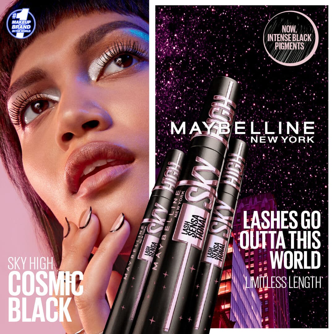 ریمل مژه Cosmic Black میبلین — تصویر ۲