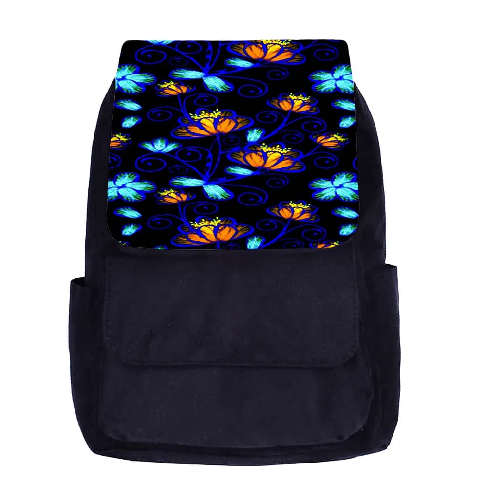 کوله پشتی مدرسه مدل k160 طرح گل زیبا