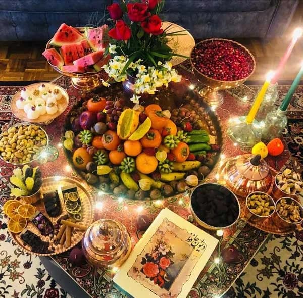 قندان مسی طرح انار کد ZH05.3 — تصویر ۷