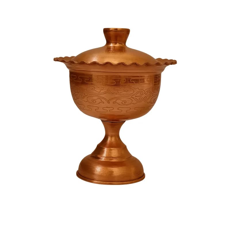 قندان مسی مدل لب چین کد ZH395.2