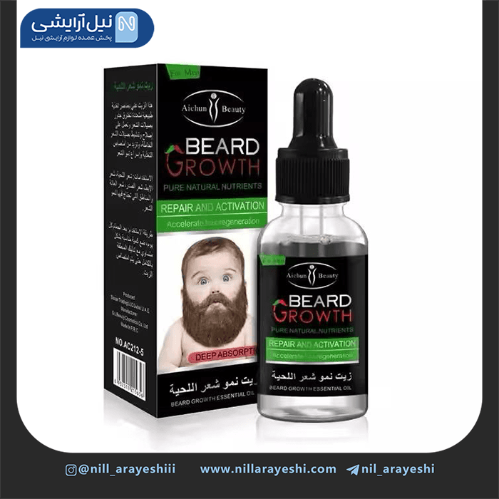 روغن تقویت کننده ریش و سبیل 30 میل