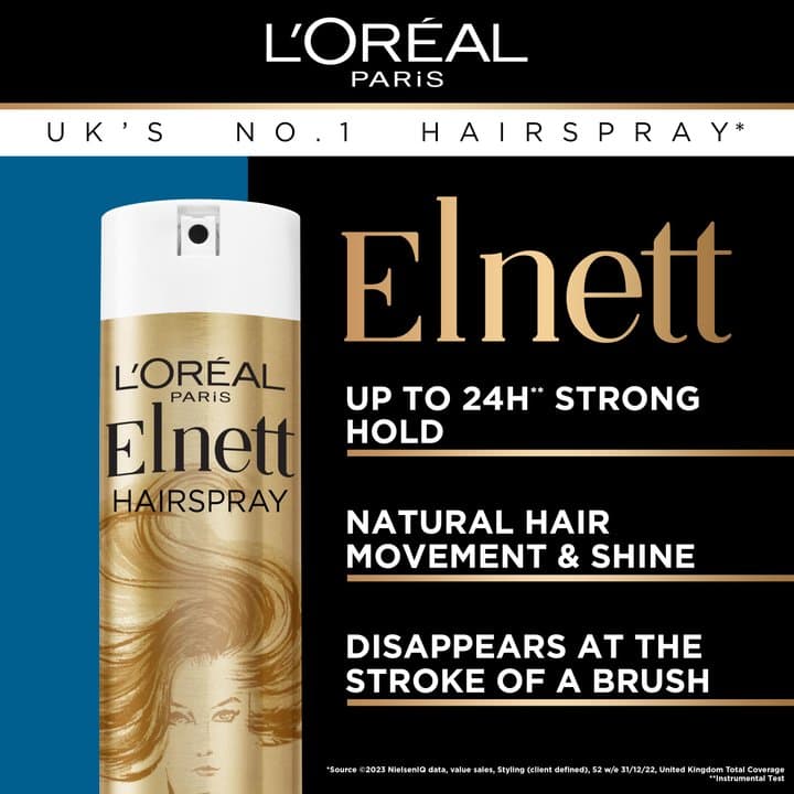اسپری حالت دهنده مو لورال Elnett مدل Dry Damaged Hair — تصویر ۳