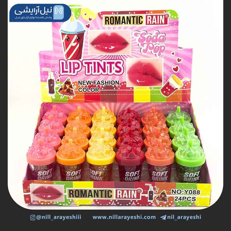 برق لب حرارتی نوشابه نی دار رومانتیک رین کد Y088