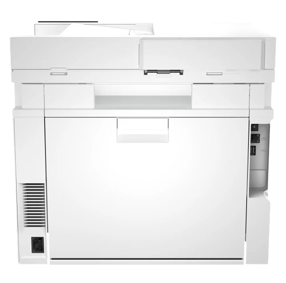 پرینتر لیزری رنگی چندکاره اچپی مدل LaserJet Pro MFP 4303fdn، سایز چاپ A4 با چاپ دورو خودکار، سرعت چاپ تا 35 برگ در دقیقه، فیدر خودکار 50 برگی، اسکن با رزولوشن 1200×1200 DPI و اتصال LAN و USB-A — تصویر ۴