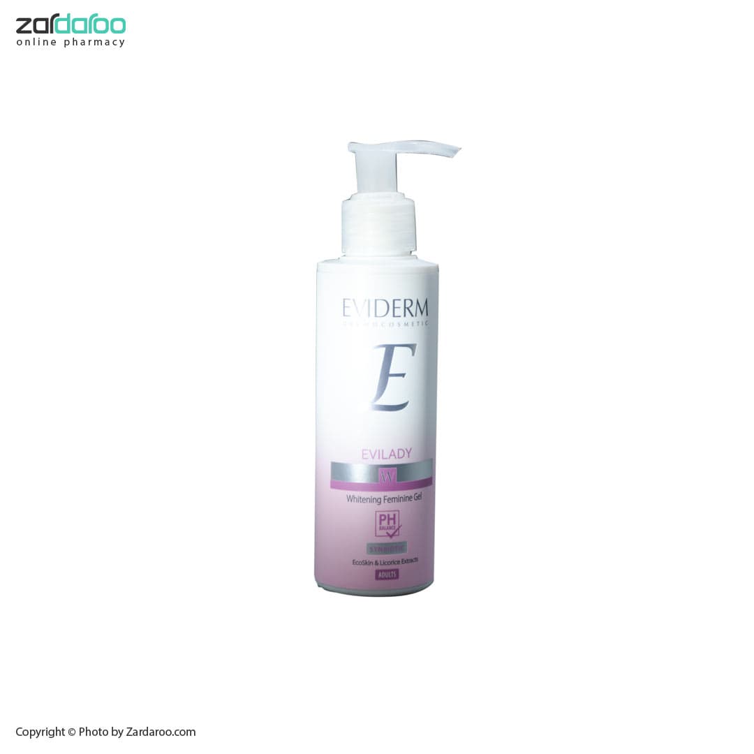 ژل بهداشتی روشن کننده بانوان اوی لیدی اویدرم Eviderm — تصویر ۲