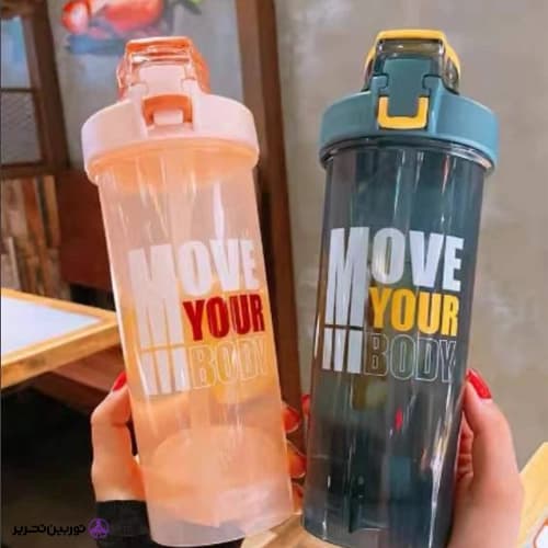 شیکر نی دار MOVE YOUR BODY – صورتی — تصویر ۲