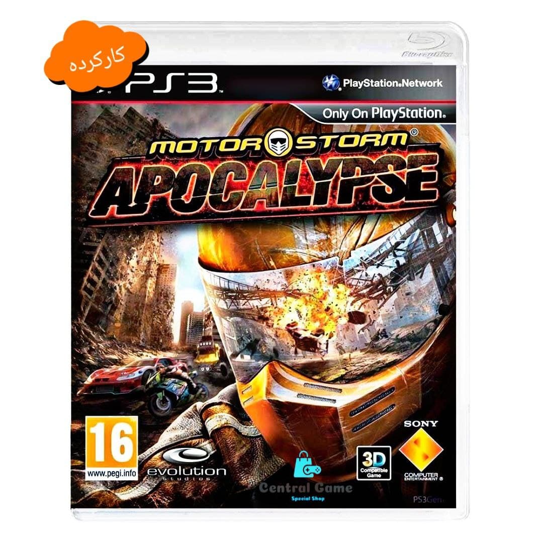 دیسک بازی Motor Storm Apocalypse Ps3 کارکرده — تصویر ۲