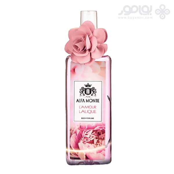 بادی اسپلش آلفا مونته رایحه L’AMOUR LALIQUE