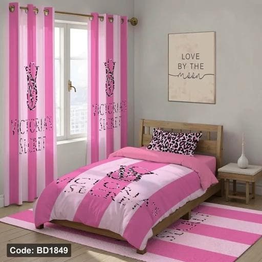 ست کامل ژورنالی روتختی چاپی دخترانه ویکتوریاسکرت 4تیکه کد bd1849 (پس کرایه)