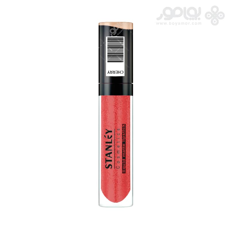 برق لب مایع اکلیلی استنلی رنگ CHERRY حجم 6 میل