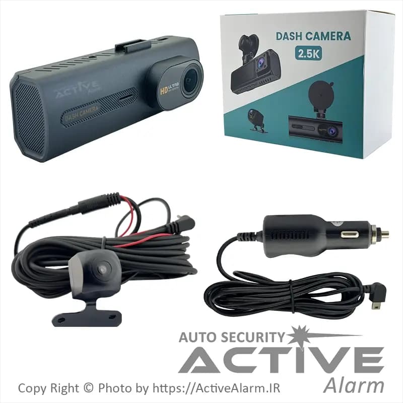 دوربین ثبت وقایع خودرو مدل 3CHs-WiFi مجهز به سه دوربین — تصویر ۲