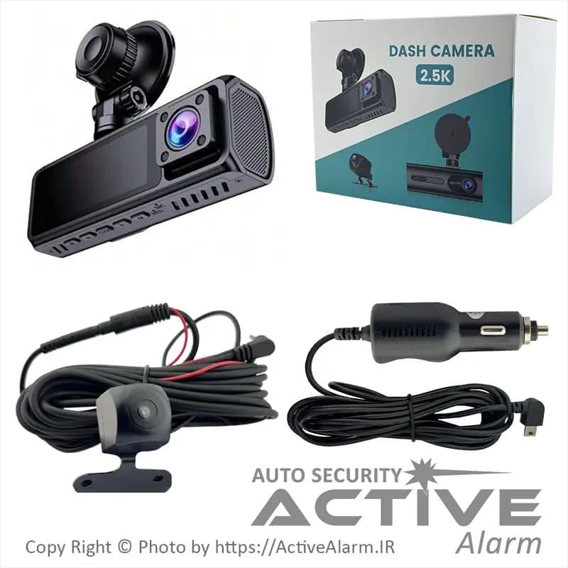 دوربین ثبت وقایع خودرو مدل 3CHs-WiFi مجهز به سه دوربین — تصویر ۳