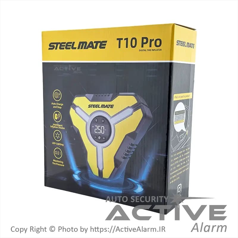 پمپ باد شارژی استیل‌میت مدل T10-Pro — تصویر ۴