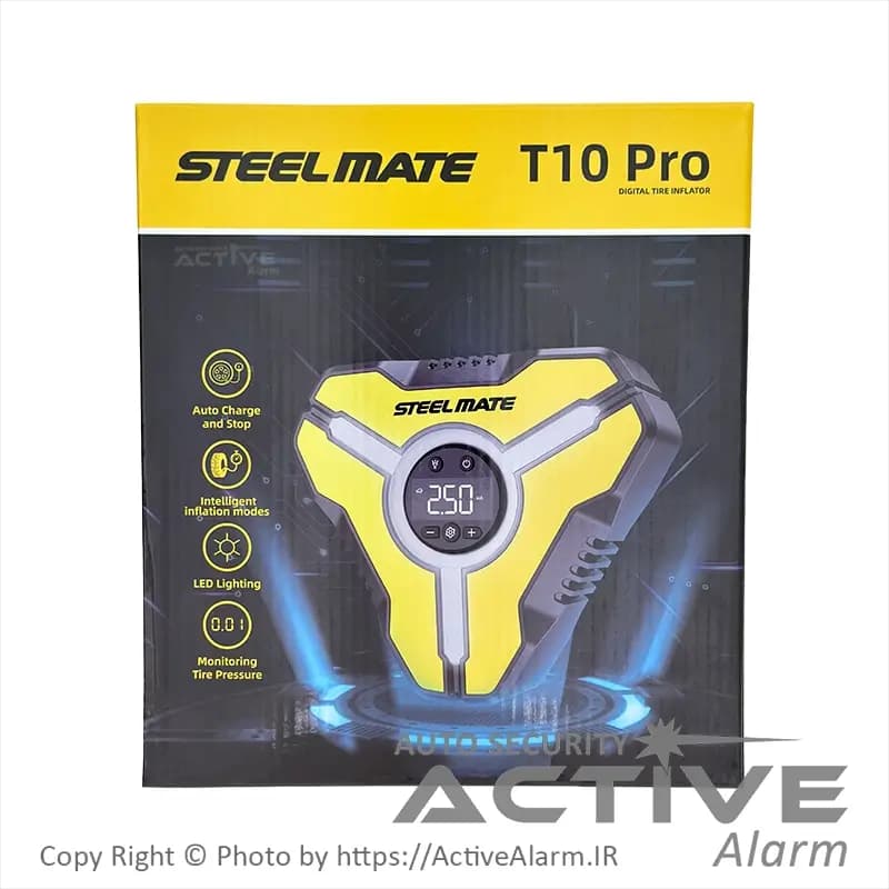 پمپ باد شارژی استیل‌میت مدل T10-Pro — تصویر ۳