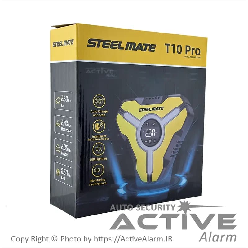 پمپ باد شارژی استیل‌میت مدل T10-Pro — تصویر ۵