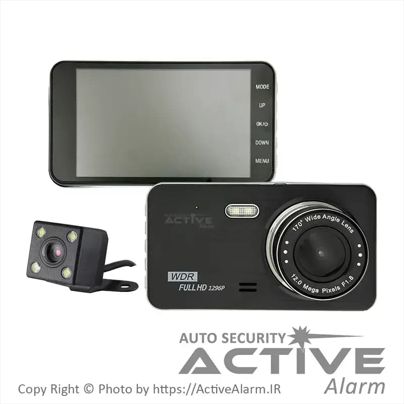 دوربین ثبت وقایع خودرو دو دوربین مدل V9 — تصویر ۶