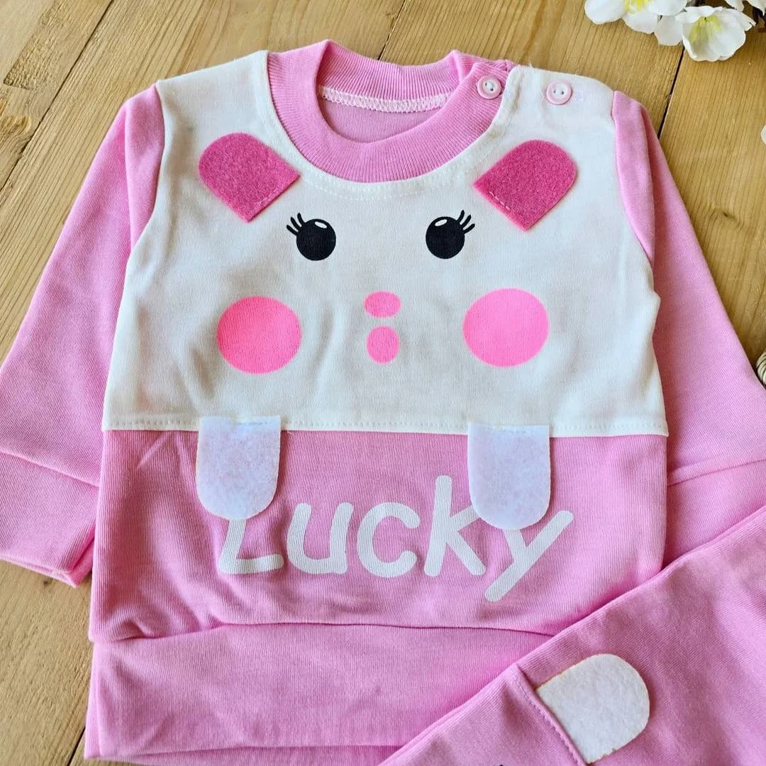 بلوز شلوار پنبه خرگوش گوش دار Lucky کد 3643 — تصویر ۲