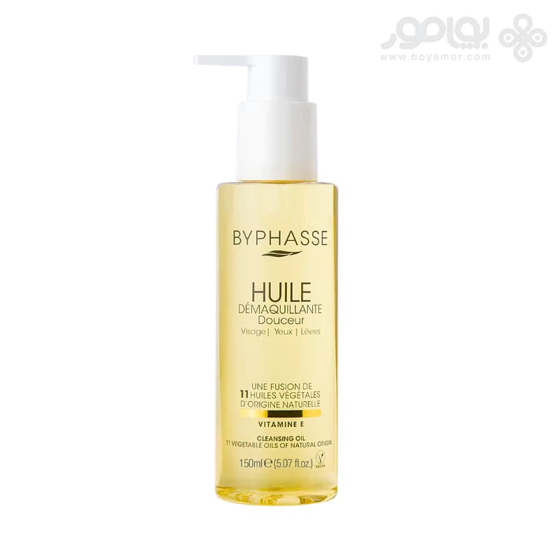 روغن پاک کننده آرایش بایفاس مدل HUILE حجم 150 میل