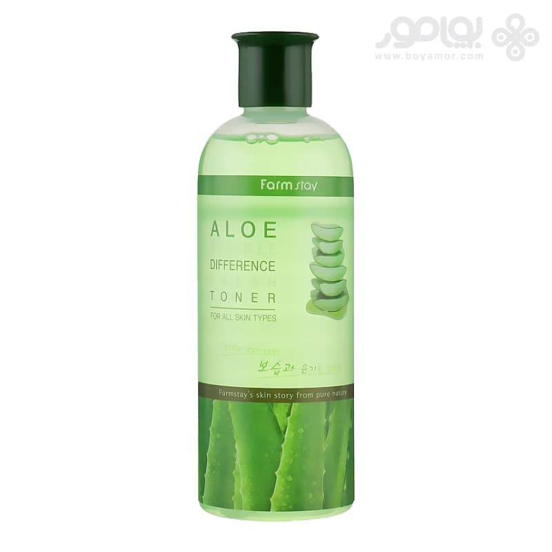 تونر آلوئه ورا فارم استی مدل VISIBLE FRESH حجم 350 میل