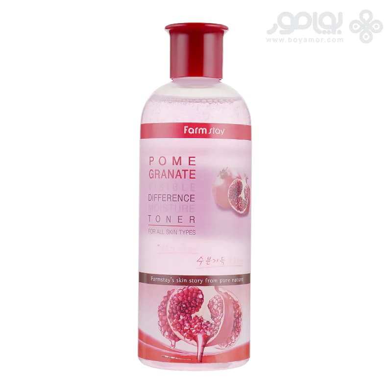 تونر انار فارم استی مدل VISIBLE MOISTURE حجم 350 میل