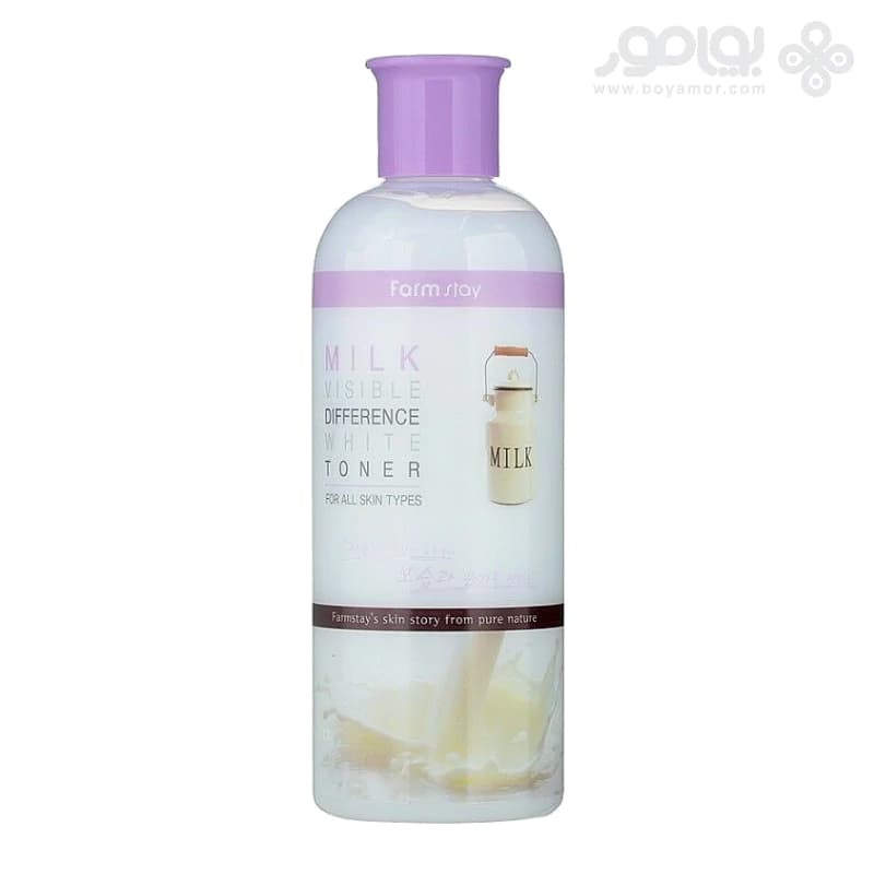 تونر شیر فارم استی مدل VISIBLE WHITE حجم 350 میل