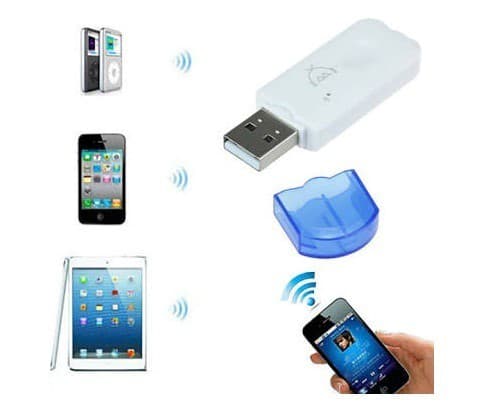 دانگل بلوتوث پخش ماشین USB Car Bluetooth wireless dongle پک طلقی — تصویر ۴