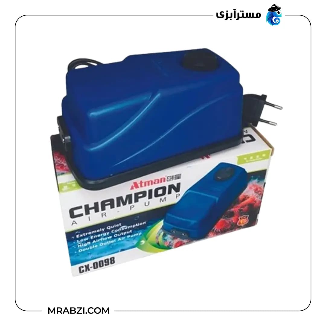 پمپ هوا آکواریوم آتمن مدل Champion CX-0098 — تصویر ۲