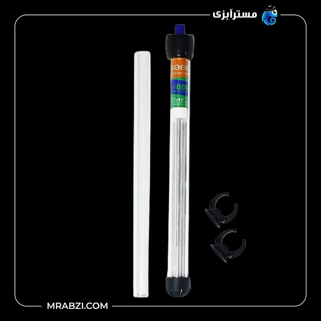 بخاری آکواریوم سوبو مدل HF-200 (همراه با شیشه یدک)