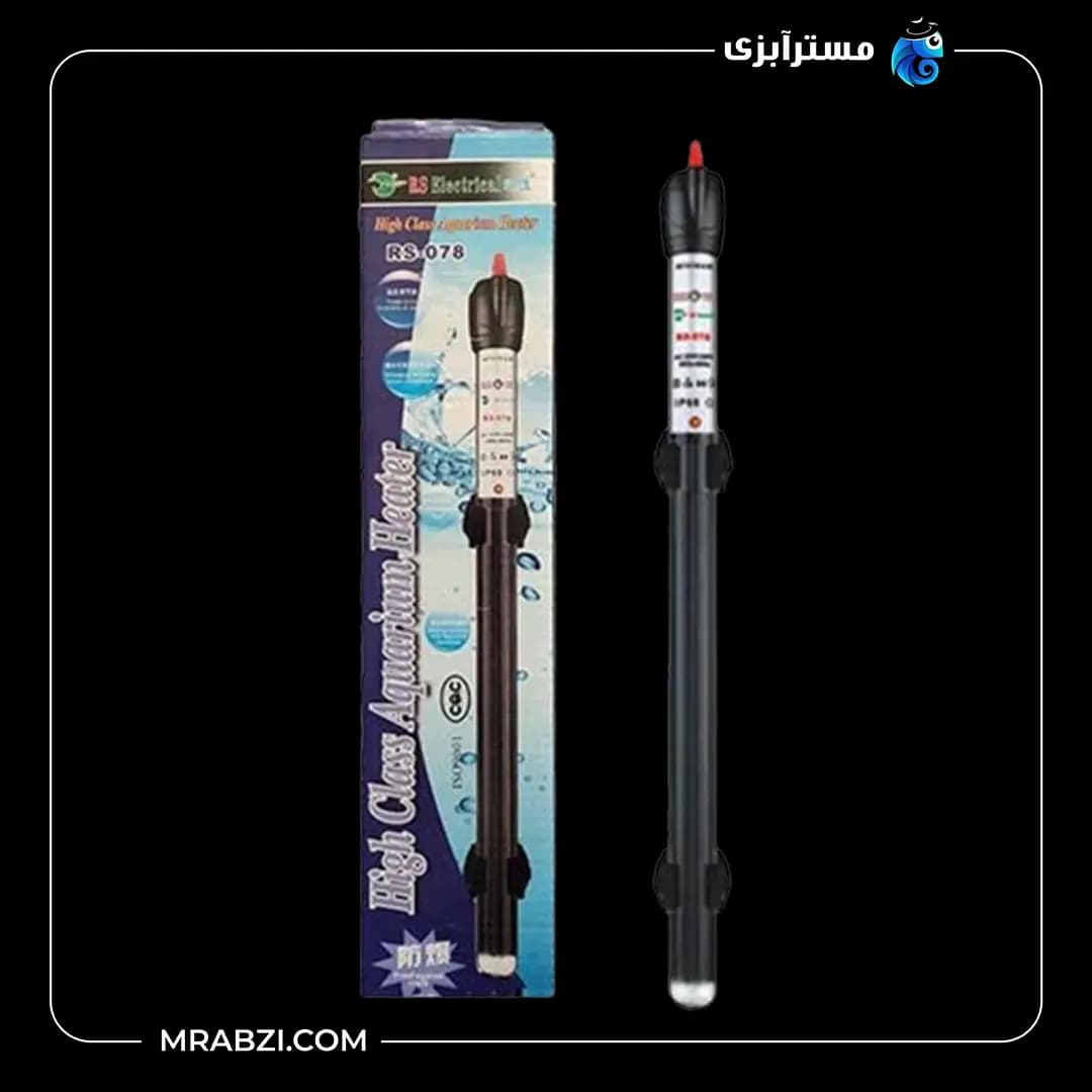 بخاری آکواریوم 100w RS-078 آر اس الکتریکال