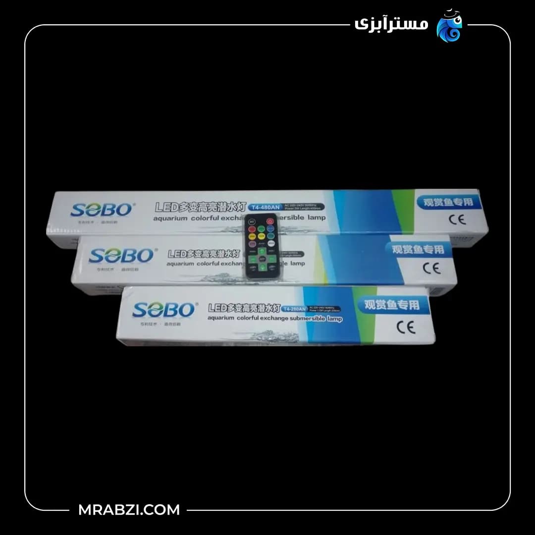 ال ای دی ضد آب رنگارنگ ریموت دار سوبو مدل T4-780AN — تصویر ۴