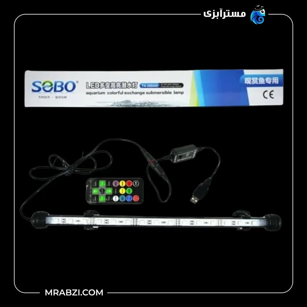 ال ای دی ضد آب رنگارنگ ریموت دار سوبو مدل T4-380AN