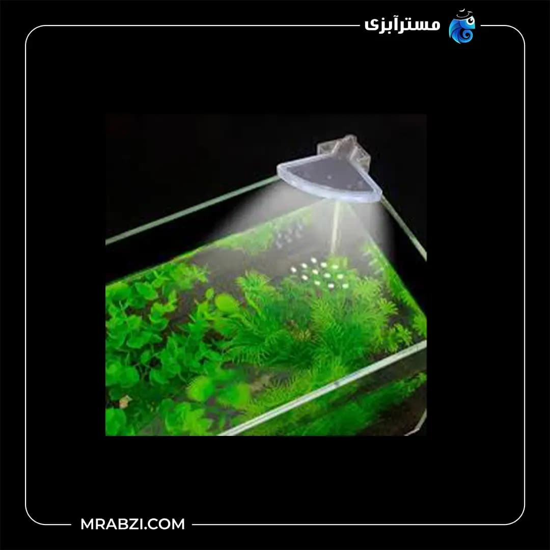 نور گوشه آکواریوم ال ای دی m3 کازیا — تصویر ۳