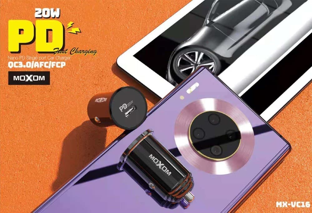 شارژر فندکی فست PD 20W Moxom MX-VC16 — تصویر ۲