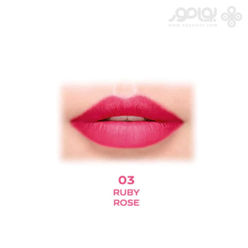 تینت لب گلدن رز مدل JUICY شماره 03 رنگ RUBY ROSE — تصویر ۲