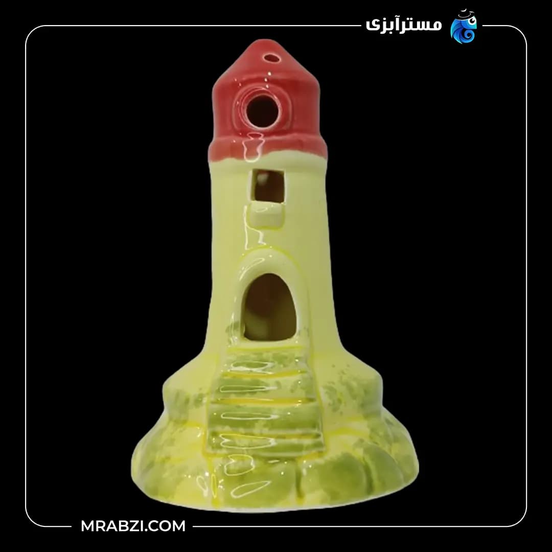 سفال رنگی فانوس بزرگ مدل mr16