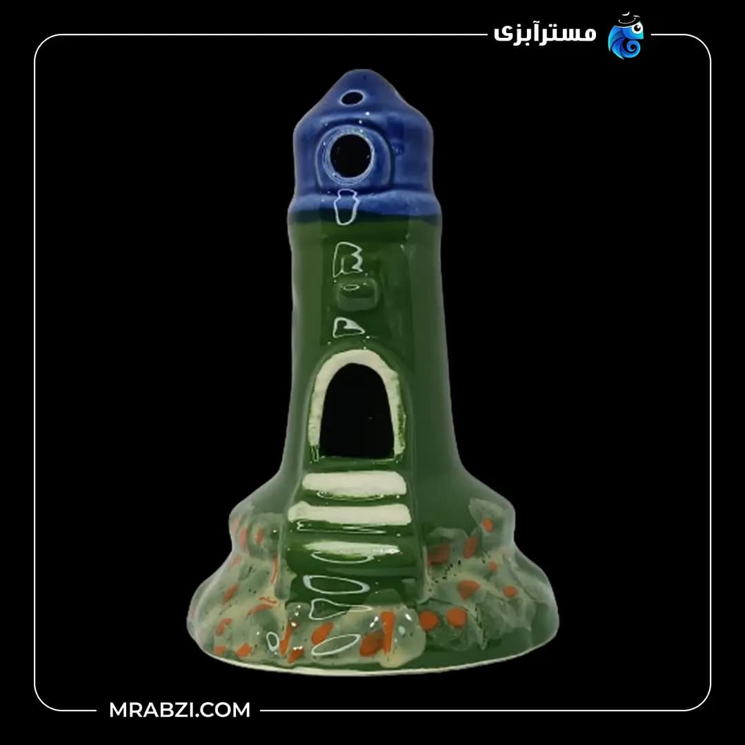 سفال رنگی فانوس بزرگ مدل mr16 — تصویر ۳