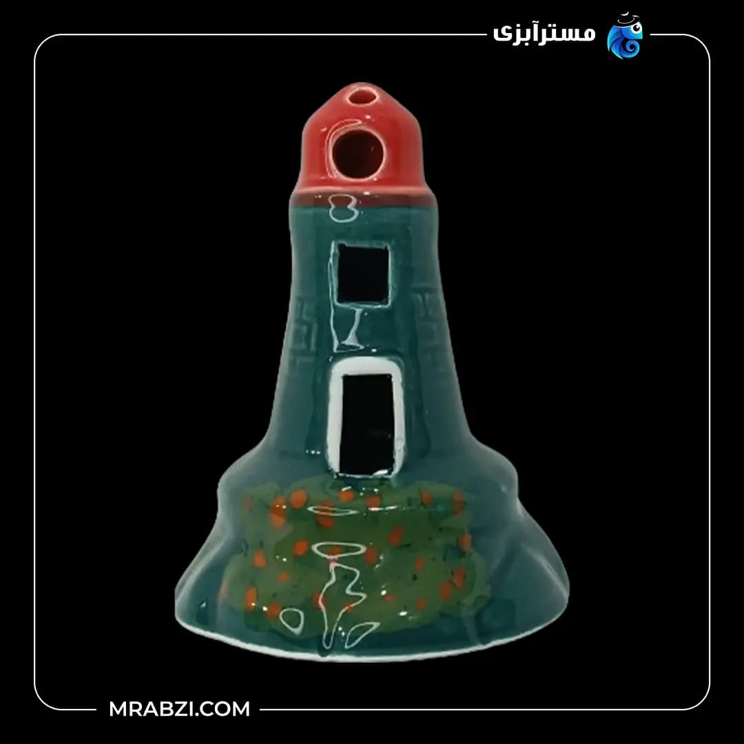 سفال رنگی فانوس کوچک مدل mr15 — تصویر ۲