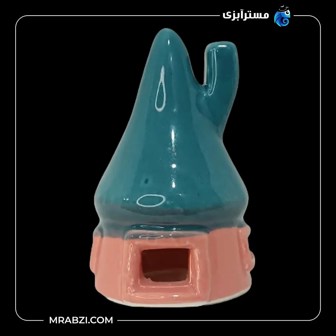 سفال رنگی کلبه فسقلی متوسط بلند مدل mr10 — تصویر ۷