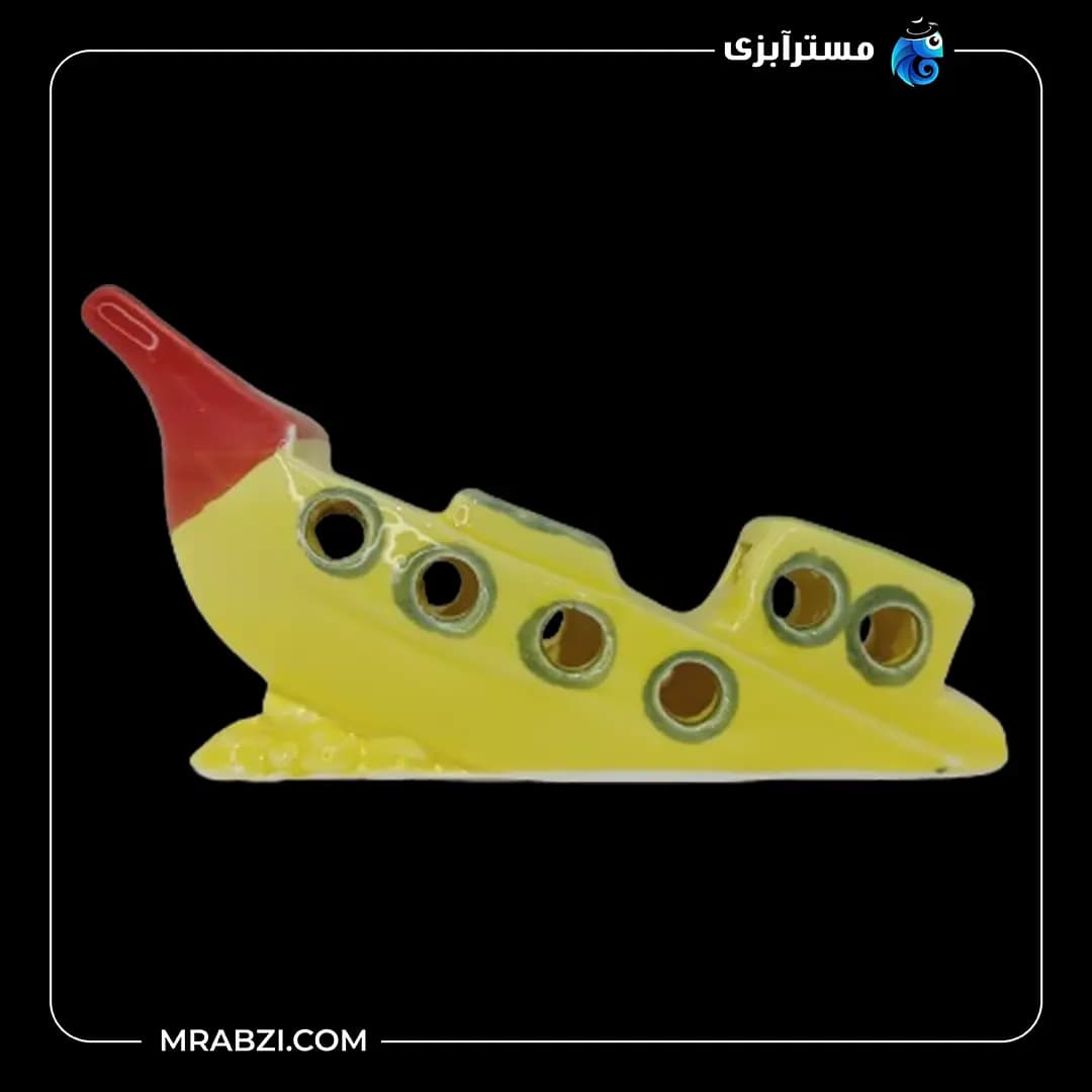 سفال رنگی کشتی غرق شده مدل mr41 — تصویر ۴