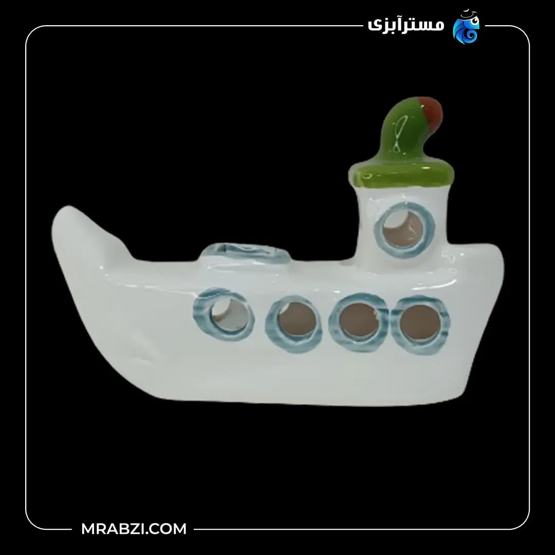 سفال رنگی قایق بزرگ مدل mr40 — تصویر ۲