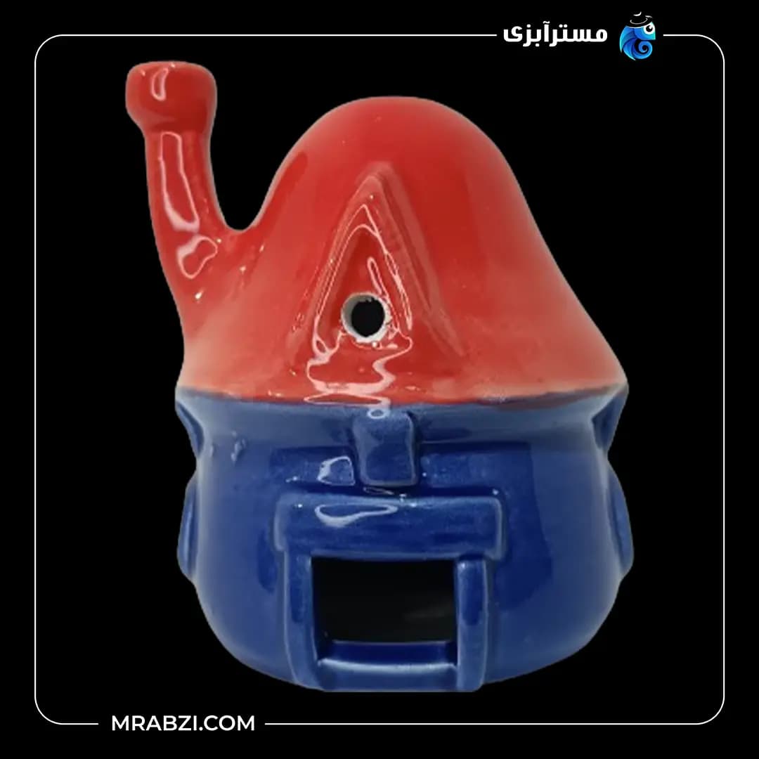سفال رنگی خانه اسمورف مدل mr54 — تصویر ۲