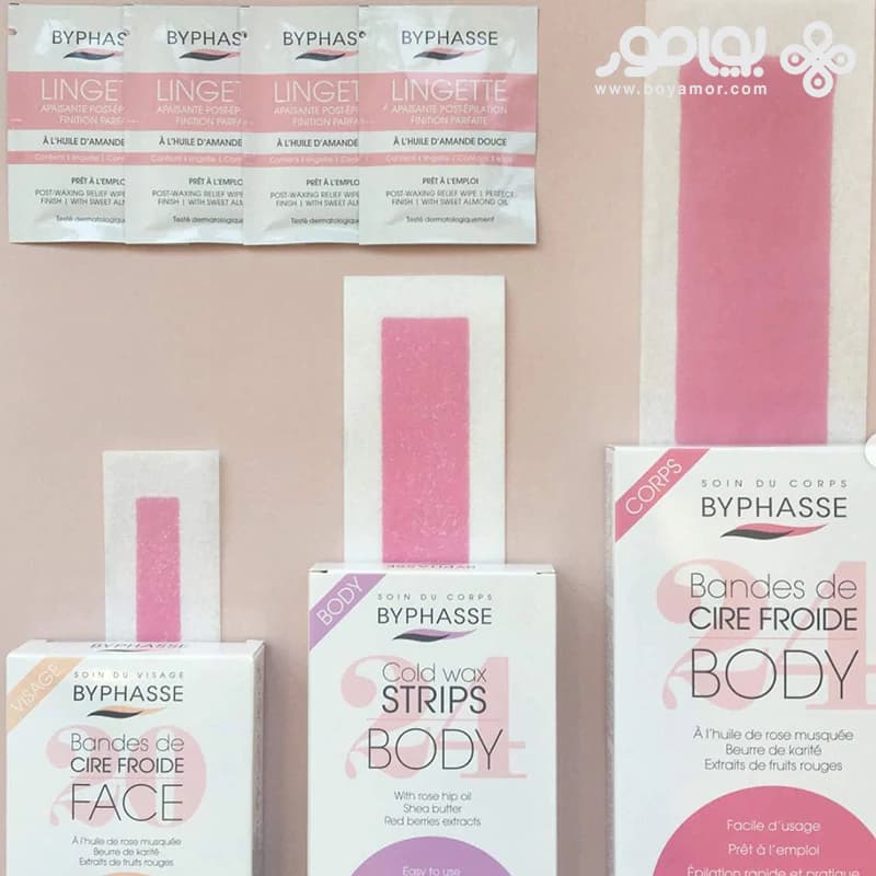 نوار موبر زیر بغل بایفاس مدل COLD WAX بسته 24 عددی — تصویر ۲