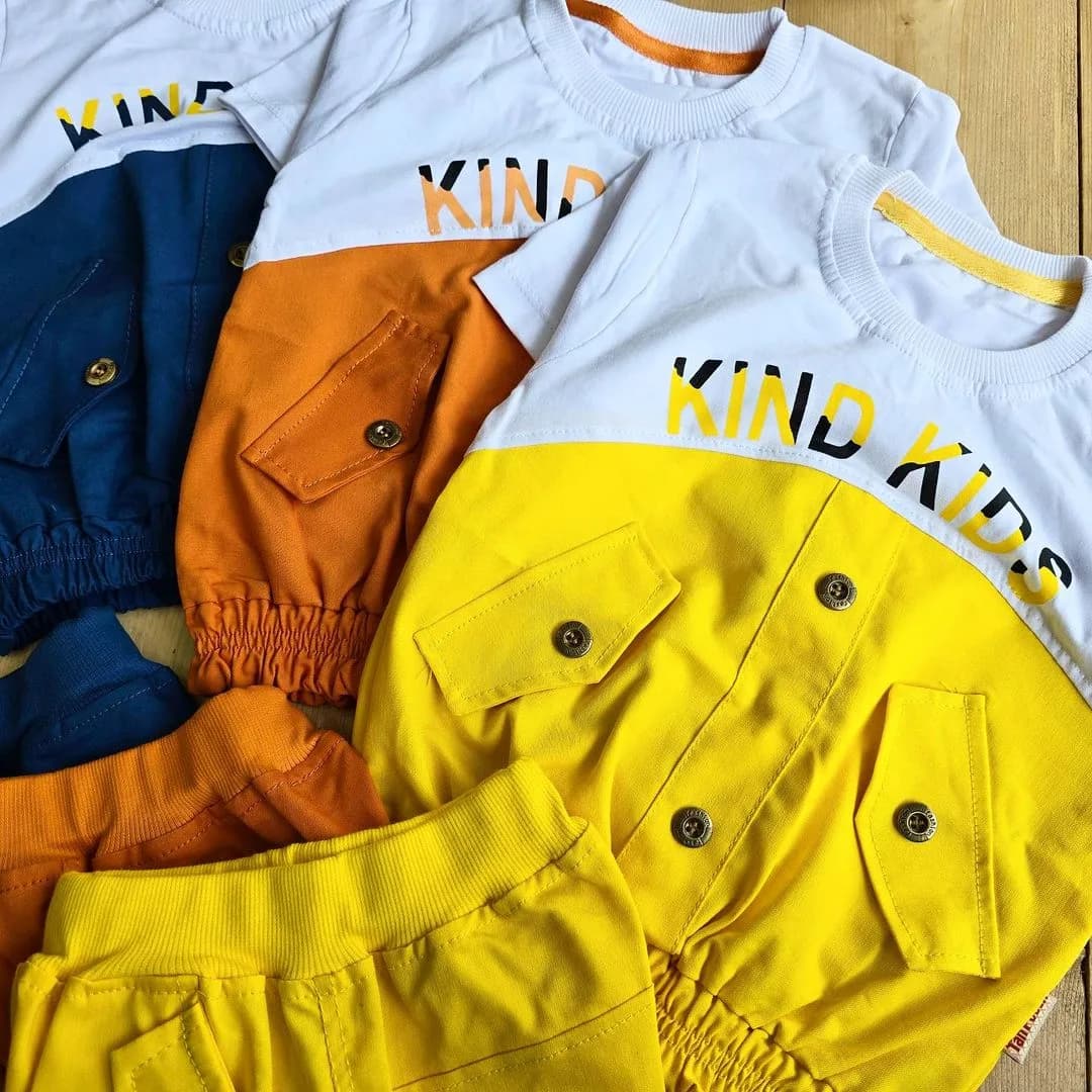 تیشرت شلوارک kind kids کد 3328 — تصویر ۳