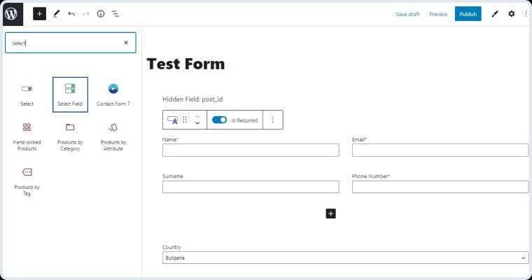 افزونه JetFormBuilder Select Autocomplete تکمیل خودکار فیلدهای کشویی جت فرم بیلدر 1.0.7 — تصویر ۴