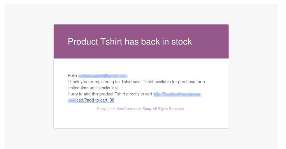 افزونه WooCommerce Back In Stock Notifications اعلان موجود شدن محصول ووکامرس 1.6.8 — تصویر ۵
