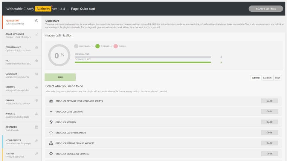 افزونه Webcraftic Clearfy Business افزایش سرعت ، امنیت و عملکرد وردپرس کلیرفای بیزینس 2.1.6 — تصویر ۲