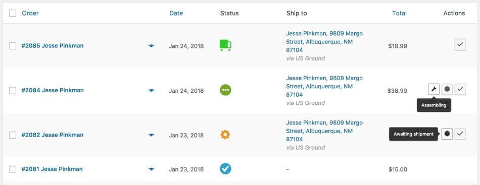 افزونه WooCommerce Order Status Manager مدیریت وضعیت سفارش در ووکامرس 1.15.2 — تصویر ۲