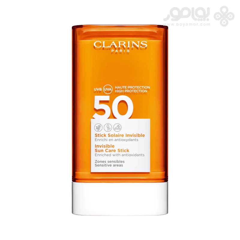 ضد آفتاب استیکی کلارنس SPF50 مدل INVISIBLE وزن 17 گرم