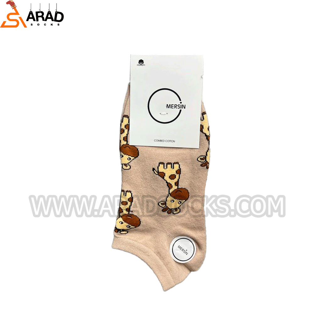جوراب مچی طرح زرافه